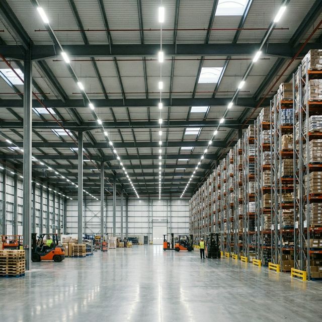 Industrial Lighting Solutions for Large Warehouses